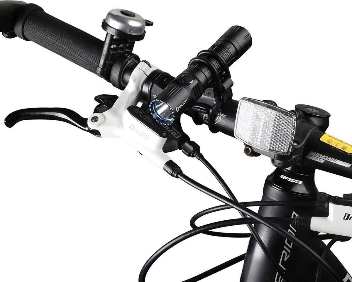 olight fb1 universal flashlight bike mount Olight Fb 1 Universal Bicycle Mount For Torch With Max. Diameter 10 mm To 35 Mm, Ideal For Cycling, Adjustable, Flexible