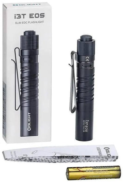 Olight I3T EOS 180 Lumens EDC Flashlight (AAA battery) - NORTH RIVER OUTDOORS