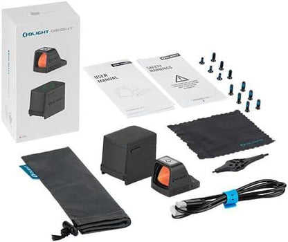 OLIGHT Osight 3 MOA Rechargeable Dot Sight with Charging Cover Picatinny Mount - NORTH RIVER OUTDOORS