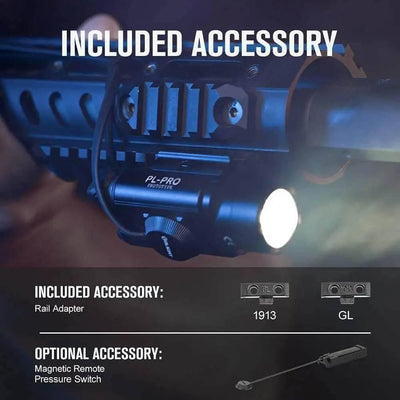 OLIGHT PL-Pro Valkyrie 1500 Lumens Rechargeable Weaponlight - NORTH RIVER OUTDOORS