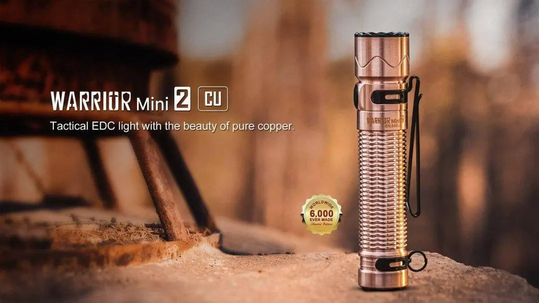 Warrior Mini 2 Copper Limited Ed EDC Tactical Light (1750 Lumens)
