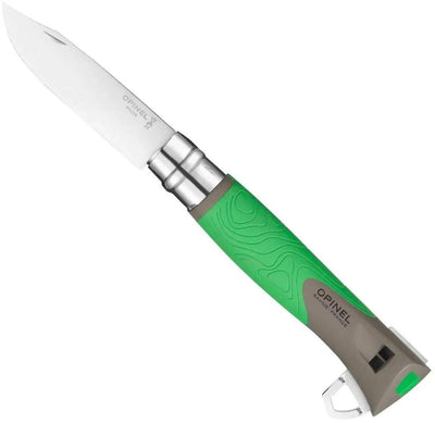 Opinel No 12 Explore Folding Survival Pocket Knife - NORTH RIVER OUTDOORS