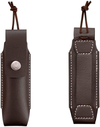 Opinel No.8 Carbon Knife with Sheath, Wooden Slide Gift Box (France) - NORTH RIVER OUTDOORS