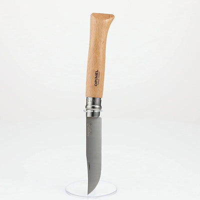 Opinel Stainless Steel Folding Knife with Beechwood Handle (All Sizes) - NORTH RIVER OUTDOORS