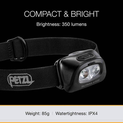 PETZL TACTIKKA +RGB Outdoor Hunting Stealth Headlamp - NORTH RIVER OUTDOORS