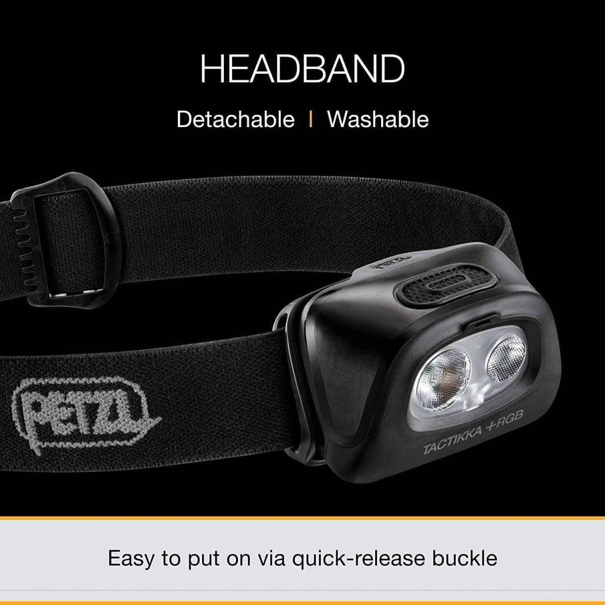 PETZL TACTIKKA +RGB Outdoor Hunting Stealth Headlamp - NORTH RIVER OUTDOORS