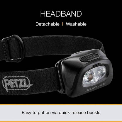 PETZL TACTIKKA +RGB Outdoor Hunting Stealth Headlamp - NORTH RIVER OUTDOORS
