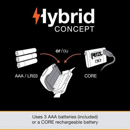 PETZL TACTIKKA +RGB Outdoor Hunting Stealth Headlamp - NORTH RIVER OUTDOORS