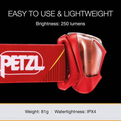 Petzl Tikkina 250 Lumens Outdoor Headlamp - NORTH RIVER OUTDOORS