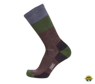 POINT6 BLOCK STRIPE LIGHT CREW - NORTH RIVER OUTDOORS
