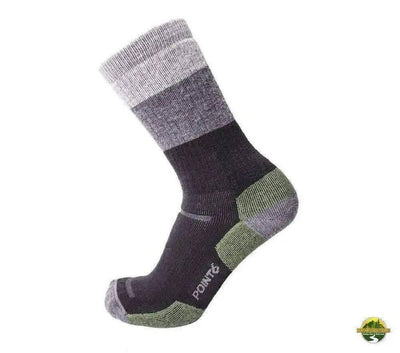 POINT6 BLOCK STRIPE MEDIUM CREW - NORTH RIVER OUTDOORS
