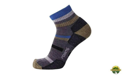 POINT6 MIXED STRIPE LIGHT MINI CREW - NORTH RIVER OUTDOORS