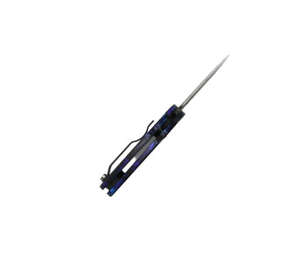Pre-Owned ProTech Runt Blue, Purple, & Black Auto Knife Smooth Handle - NORTH RIVER OUTDOORS