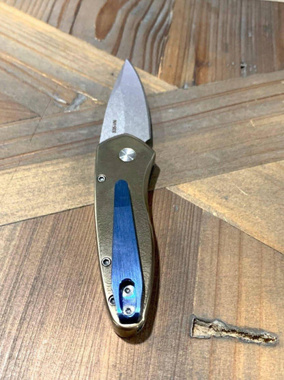 Pro-Tech 2022 Sprint Custom 001 Titanium Frame Clip S35VN Knife (USA) - NORTH RIVER OUTDOORS