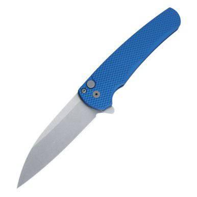 Pro-Tech 5305 Malibu Manual Flipper Knife 3.30" MagnaCut Stonewashed Wharncliffe Textured Handles - NORTH RIVER OUTDOORS