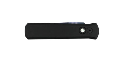 Pro-Tech 721-SB Godson Automatic Black Alum Handles w/ Sapphire Blue Blade (3.15" 154CM) - NORTH RIVER OUTDOORS