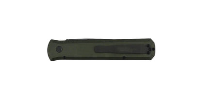 Pro-Tech 921-Green Godfather Auto Green Handle Black Blade Knife (4") - NORTH RIVER OUTDOORS