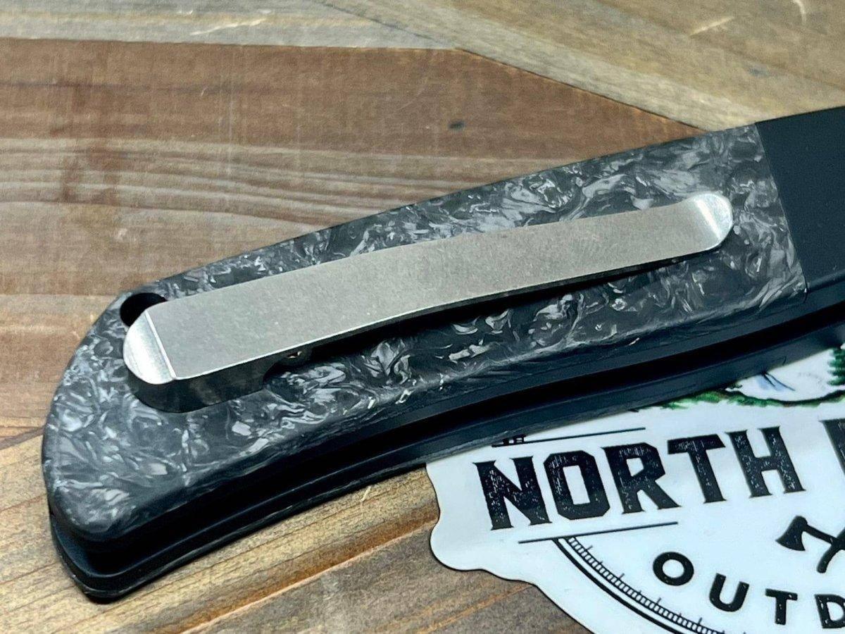Pro-Tech Bob Terzuola ATCF Auto Folding Knife 3.5" Stonewashed MagnaCut Dark Matter FatCarbon Inlays - NORTH RIVER OUTDOORS