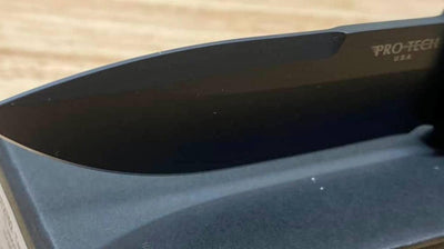 Pro-Tech BT2752 Terzuola ATCF Auto "Tuxedo" Blk Alum / Ivory Micarta / 3D Ti Clip Magnacut Knife - NORTH RIVER OUTDOORS