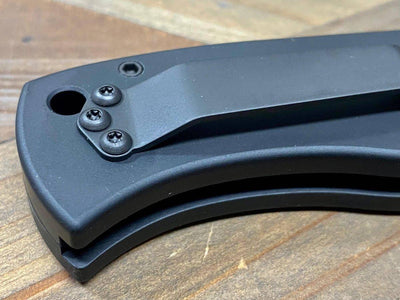 Pro-Tech Emerson E7T Operator Tritium Button Tanto Knife (3.25" Black) - NORTH RIVER OUTDOORS