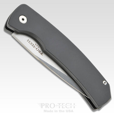 Pro-Tech Magic 2 Mike "Whiskers" Allen Auto Stonewash Black Handle (3.75") M2601 - NORTH RIVER OUTDOORS