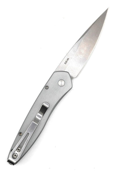 Pro-Tech Newport Auto Grey Aluminum (3" SW S35VN) 3436-GREY - NORTH RIVER OUTDOORS