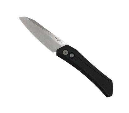 Pro-Tech Oligarch Auto Folder Black Aluminum Body Magnacut Stonewashed Plain Edge (3.25") DS101 - NORTH RIVER OUTDOORS