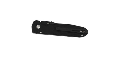 Pro-Tech Prometheus Design Werx Invictus Auto Folder Black Blade Black Handle Red G10 Push Button - NORTH RIVER OUTDOORS