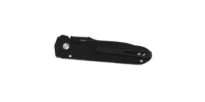 Pro-Tech Prometheus Design Werx Invictus Auto Folder Black Blade Black Handle Red G10 Push Button - NORTH RIVER OUTDOORS
