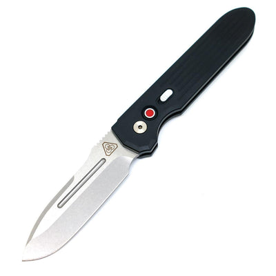 Pro-Tech Prometheus Design Werx Invictus Auto Folder Stonewash Blade - NORTH RIVER OUTDOORS