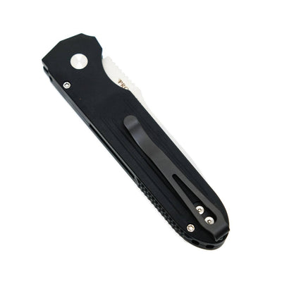 Pro-Tech Prometheus Design Werx Invictus Auto Folder Stonewash Blade - NORTH RIVER OUTDOORS