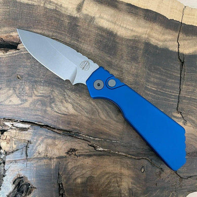 Pro-Tech PT+ PT201-BLUE Strider Auto Black Alum 3.06" SW MagnaCut - NORTH RIVER OUTDOORS