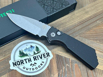 Pro-Tech PT+ PT205 Strider Auto Black Textured Alum 3.06" SW MagnaCut - NORTH RIVER OUTDOORS