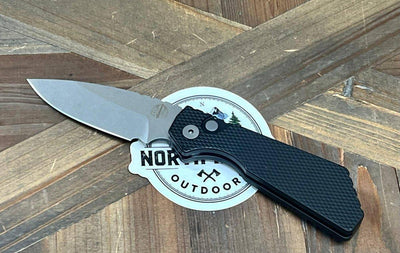 Pro-Tech PT+ PT205 Strider Auto Black Textured Alum 3.06" SW MagnaCut - NORTH RIVER OUTDOORS