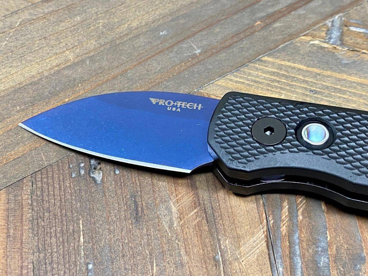 Pro-Tech R5306-SB Runt 5 Auto Folding Knife 1.94" Blue MagnaCut Blade - NORTH RIVER OUTDOORS