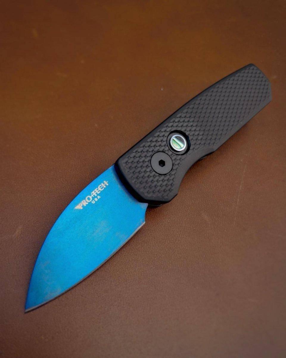 Pro-Tech R5306-SB Runt 5 Auto Folding Knife 1.94" Blue MagnaCut Blade - NORTH RIVER OUTDOORS