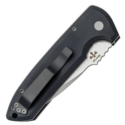 Pro-Tech Rockeye Auto Black Textured Handle Stonewash S35VN Blade LG305 - NORTH RIVER OUTDOORS