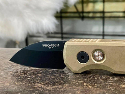 Pro-Tech Runt 5 R5112 Auto Solid Bronze (1.9" 20CV Black DLC) - NORTH RIVER OUTDOORS