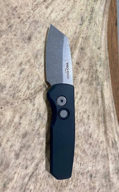 Pro-Tech Runt 5 R5401 Magnacut SW Reverse Tanto Blade Black Handle (USA) - NORTH RIVER OUTDOORS