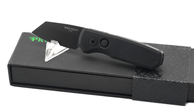 Pro-Tech Runt 5 R5403 Black Magnacut DLC Reverse Tanto Blade (USA) - NORTH RIVER OUTDOORS