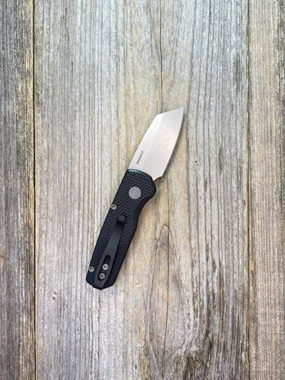 Pro-Tech Runt 5 R5405 Magnacut SW Reverse Tanto Blade Black Knurled (USA) - NORTH RIVER OUTDOORS