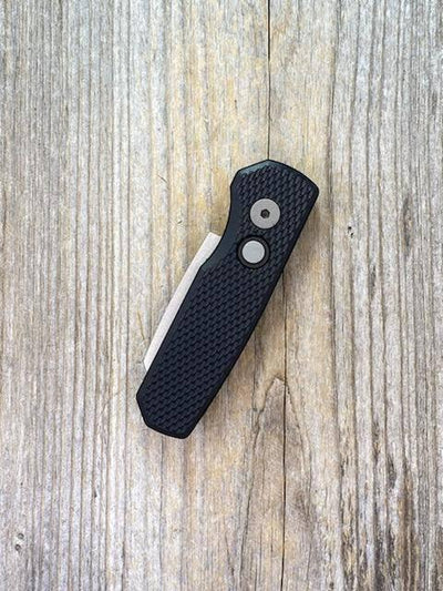 Pro-Tech Runt 5 R5405 Magnacut SW Reverse Tanto Blade Black Knurled (USA) - NORTH RIVER OUTDOORS