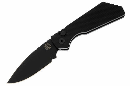 Pro-Tech Strider PT207 Auto Black DLC Magnacut Black Textured Handle (USA) - NORTH RIVER OUTDOORS