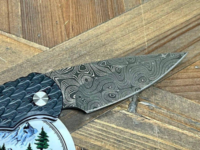Pro-Tech T530-DAMA Tactical Response 5 Auto Knife (3.25" Black) Damascus - NORTH RIVER OUTDOORS
