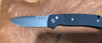 Pro-Tech Terzuola ATCF Auto Textured Blk (3.5" Stonewash Magnacut) BT2714 - NORTH RIVER OUTDOORS