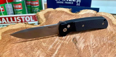 Pro-Tech Terzuola ATCF Auto Textured Blk (3.5" Stonewash Magnacut) BT2714 - NORTH RIVER OUTDOORS