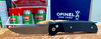 Pro-Tech Terzuola ATCF Auto Textured Blk (3.5" Stonewash Magnacut) BT2714 - NORTH RIVER OUTDOORS