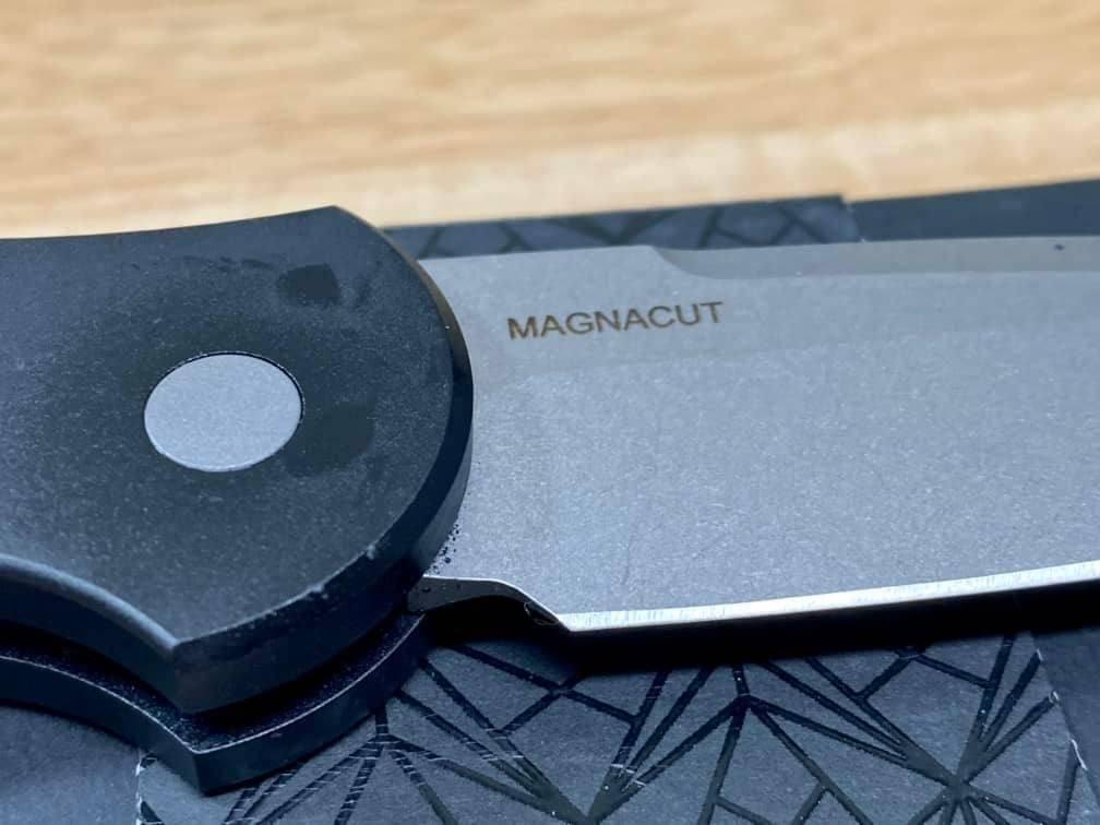 Pro-Tech TR-3 MC1 Magnacut Knife Fish Scale Black - NORTH RIVER OUTDOORS