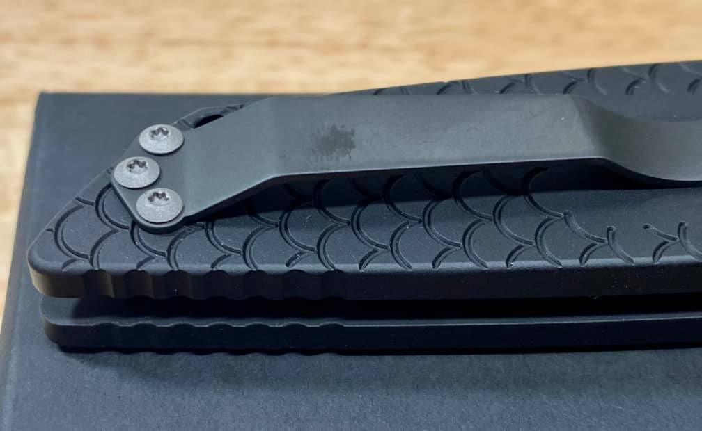 Pro-Tech TR-3 MC1 Magnacut Knife Fish Scale Black - NORTH RIVER OUTDOORS