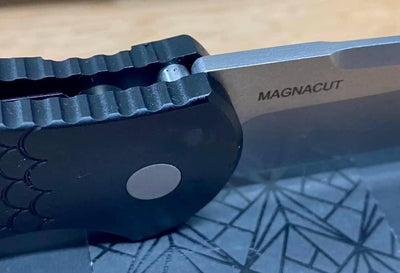 Pro-Tech TR-3 MC1 Magnacut Knife Fish Scale Black - NORTH RIVER OUTDOORS